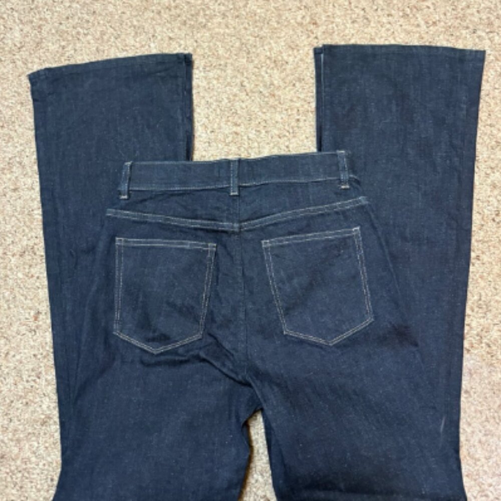 ANTHROPOLOGIE DL1961 BRIDGET SPLIT HEM BOOT HIGH RISE INDIGO JEANS NEW 26 w - Picture 8 of 9